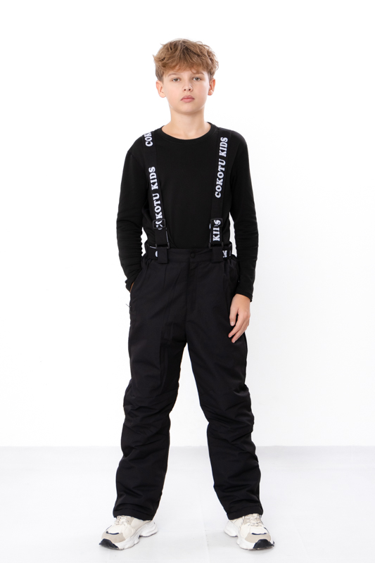 Зимові штани-напівкомбез юніор на флісі